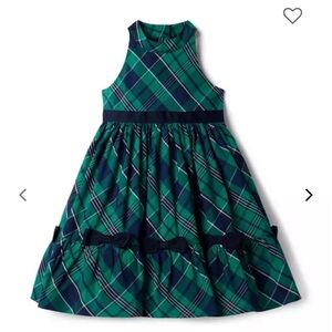 Janie and Jack Plaid Bow Dress